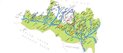 Pinjore Police Station Jurisdiction Map