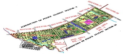 Jurisdiction Map - Sector 14 Police Station